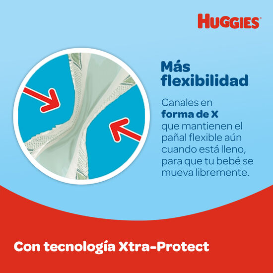 PAÑAL HUGGIES PROTECT PLUS G x 60